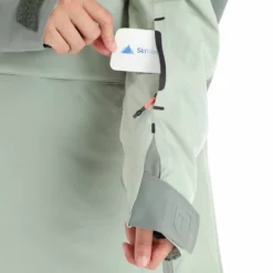 Tenson, Aerismo Jackorak Ski-jas Dames Grey Groen -XUEFENG EXTREME OUTFIT tenson aerismo jackorak aa jas gevoerd dames grey groen 22tenso103v2 BI 07