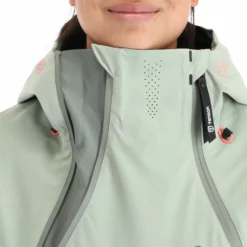 Tenson, Aerismo Jackorak Ski-jas Dames Grey Groen -XUEFENG EXTREME OUTFIT tenson aerismo jackorak aa jas gevoerd dames grey groen 22tenso103v2 BI 08