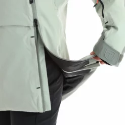 Tenson, Aerismo Jackorak Ski-jas Dames Grey Groen -XUEFENG EXTREME OUTFIT tenson aerismo jackorak aa jas gevoerd dames grey groen 22tenso103v2 BI 11