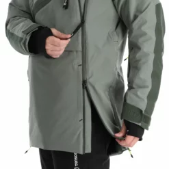 Tenson, Aerismo Jackorak Ski-jas Heren Grey Groen -XUEFENG EXTREME OUTFIT tenson aerismo jackorak aa jas gevoerd heren grey groen 22tenso109v2 BI 07