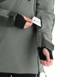 Tenson, Aerismo Jackorak Ski-jas Heren Grey Groen -XUEFENG EXTREME OUTFIT tenson aerismo jackorak aa jas gevoerd heren grey groen 22tenso109v2 BI 11