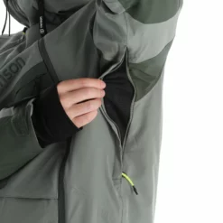 Tenson, Aerismo Jackorak Ski-jas Heren Grey Groen -XUEFENG EXTREME OUTFIT tenson aerismo jackorak aa jas gevoerd heren grey groen 22tenso109v2 BI 12