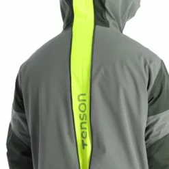 Tenson, Aerismo Jackorak Ski-jas Heren Grey Groen -XUEFENG EXTREME OUTFIT tenson aerismo jackorak aa jas gevoerd heren grey groen 22tenso109v2 BI 13