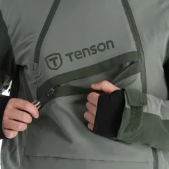Tenson, Aerismo Jackorak Ski-jas Heren Grey Groen -XUEFENG EXTREME OUTFIT tenson aerismo jackorak aa jas gevoerd heren grey groen 22tenso109v2 BI 15