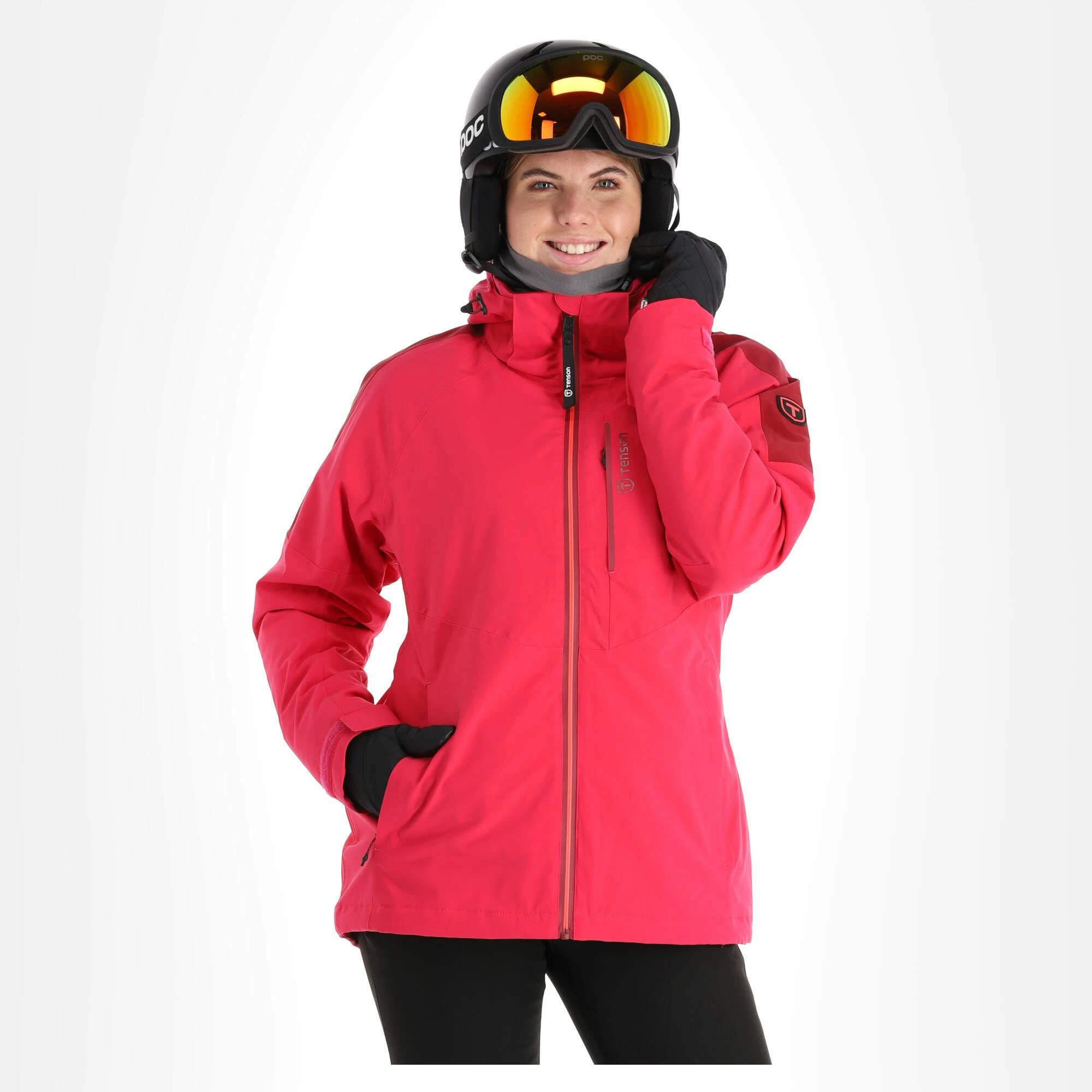 Tenson, Core Ski Jacket Ski-jas Dames Cerise Rood 3 Tenson, Core Ski Jacket Ski-jas Dames Cerise Rood