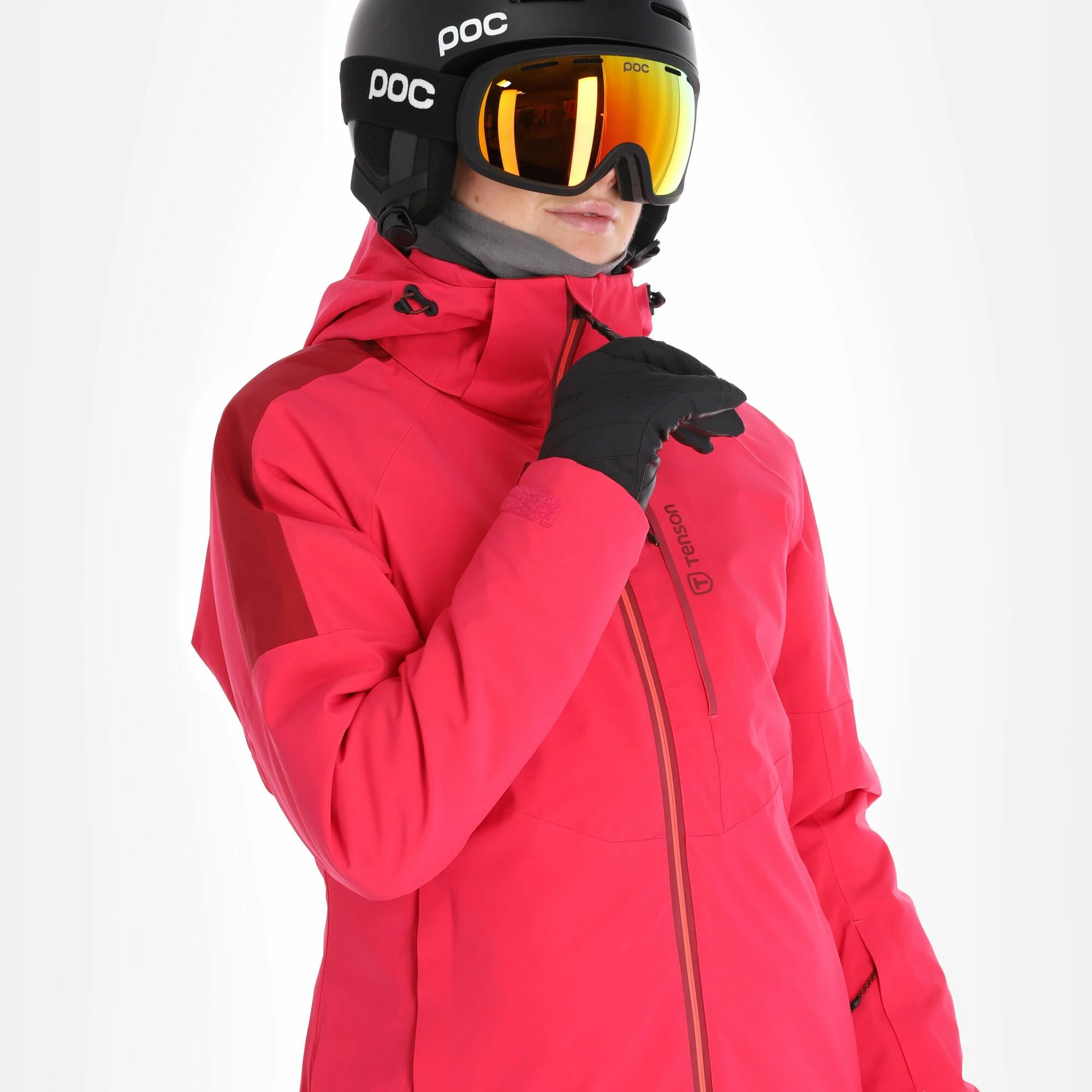 Tenson, Core Ski Jacket Ski-jas Dames Cerise Rood 6 Tenson, Core Ski Jacket Ski-jas Dames Cerise Rood - Afbeelding 4