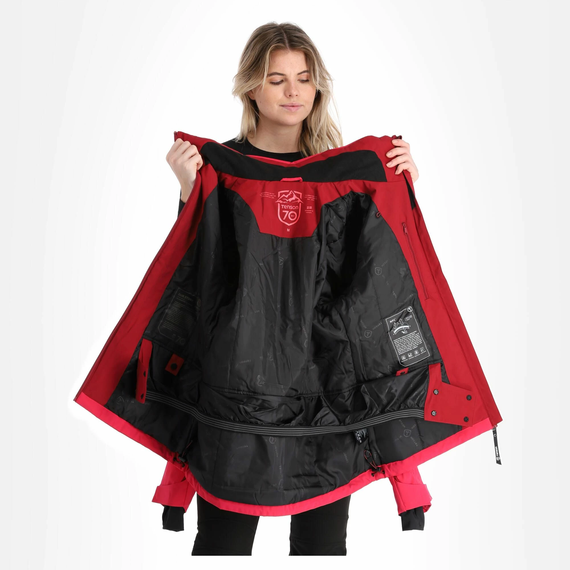 Tenson, Core Ski Jacket Ski-jas Dames Cerise Rood 7 Tenson, Core Ski Jacket Ski-jas Dames Cerise Rood - Afbeelding 5