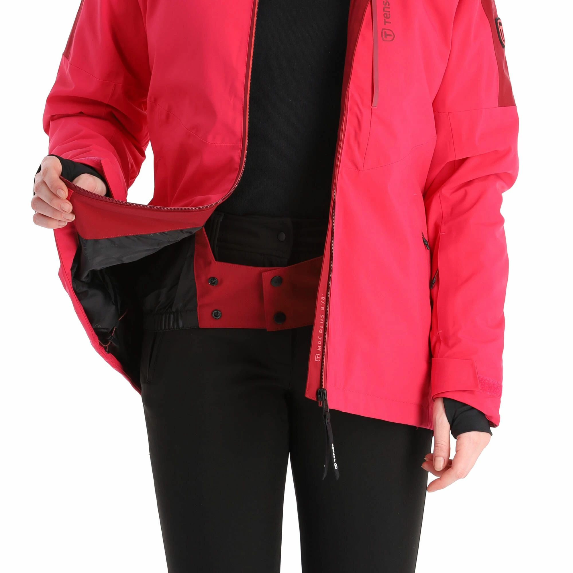 Tenson, Core Ski Jacket Ski-jas Dames Cerise Rood 10 Tenson, Core Ski Jacket Ski-jas Dames Cerise Rood - Afbeelding 8