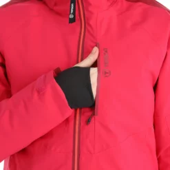 Tenson, Core Ski Jacket Ski-jas Dames Cerise Rood 24 Tenson, Core Ski Jacket Ski-jas Dames Cerise Rood -XUEFENG EXTREME OUTFIT tenson core ski jacket aa jas gevoerd dames cerise rood AA21ten107a BI 11