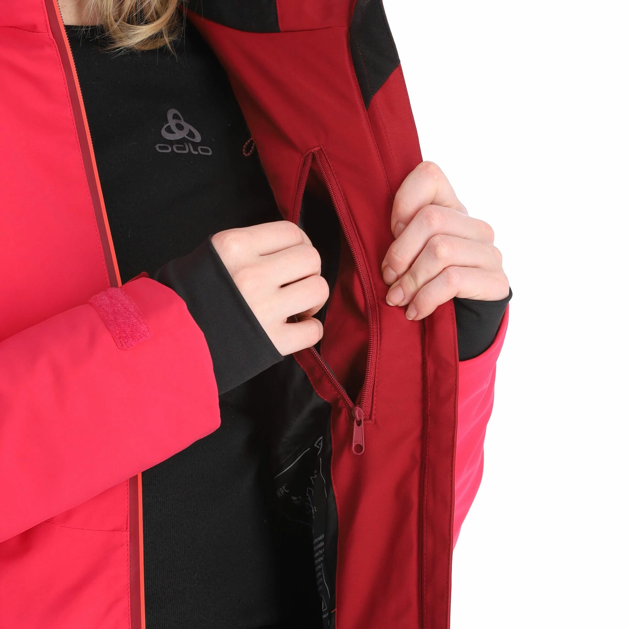 Tenson, Core Ski Jacket Ski-jas Dames Cerise Rood 14 Tenson, Core Ski Jacket Ski-jas Dames Cerise Rood - Afbeelding 12