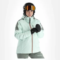 Tenson, Core Ski Jacket Ski-jas Dames Light Groen -XUEFENG EXTREME OUTFIT tenson core ski jacket aa jas gevoerd dames light groen 22tenso102v3 BI 04