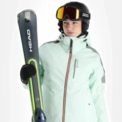 Tenson, Core Ski Jacket Ski-jas Dames Light Groen -XUEFENG EXTREME OUTFIT tenson core ski jacket aa jas gevoerd dames light groen 22tenso102v3 BI 05