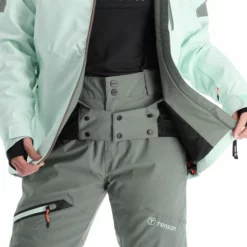 Tenson, Core Ski Jacket Ski-jas Dames Light Groen -XUEFENG EXTREME OUTFIT tenson core ski jacket aa jas gevoerd dames light groen 22tenso102v3 BI 13