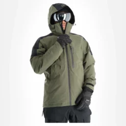 Tenson, Core Ski Jacket Ski-jas Heren Olive Groen -XUEFENG EXTREME OUTFIT tenson corepc plus jkt aa jas gevoerd heren olive groen AA11ten101d BI 04