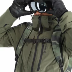 Tenson, Core Ski Jacket Ski-jas Heren Olive Groen -XUEFENG EXTREME OUTFIT tenson corepc plus jkt aa jas gevoerd heren olive groen AA11ten101d BI 06