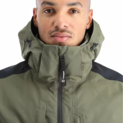 Tenson, Core Ski Jacket Ski-jas Heren Olive Groen -XUEFENG EXTREME OUTFIT tenson corepc plus jkt aa jas gevoerd heren olive groen AA11ten101d BI 11