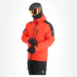 Tenson, Core Ski Jacket Ski-jas Heren Oranje -XUEFENG EXTREME OUTFIT tenson corepc plus jkt aa jas gevoerd heren rood AA11ten101a BI 04