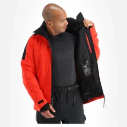 Tenson, Core Ski Jacket Ski-jas Heren Oranje -XUEFENG EXTREME OUTFIT tenson corepc plus jkt aa jas gevoerd heren rood AA11ten101a BI 05