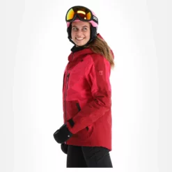 Tenson, Orbit Ski Jacket Ski-jas Dames Cerise Rood -XUEFENG EXTREME OUTFIT tenson orbit ski jacket aa jas gevoerd dames cerise rood 22tenso104v1 BI 04