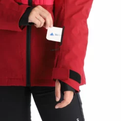 Tenson, Orbit Ski Jacket Ski-jas Dames Cerise Rood -XUEFENG EXTREME OUTFIT tenson orbit ski jacket aa jas gevoerd dames cerise rood 22tenso104v1 BI 08