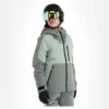 Tenson, Orbit Ski Jacket Ski-jas Dames Grey Groen -XUEFENG EXTREME OUTFIT tenson orbit ski jacket aa jas gevoerd dames grey groen 22tenso104v2 BI 02