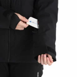 Tenson, Yoke Ski Jacket Ski-jas Heren Zwart -XUEFENG EXTREME OUTFIT tenson yoke ski jacket aa jas gevoerd heren zwart 22tenso110v3 BI 08