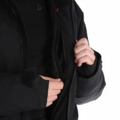 Tenson, Yoke Ski Jacket Ski-jas Heren Zwart -XUEFENG EXTREME OUTFIT tenson yoke ski jacket aa jas gevoerd heren zwart 22tenso110v3 BI 13