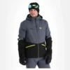 Ziener, Tarpu Ski-jas Heren Ombre Grijs -XUEFENG EXTREME OUTFIT ziener tarpu aa jas gevoerd heren ombre grijs 22ziene106v2 BI 02