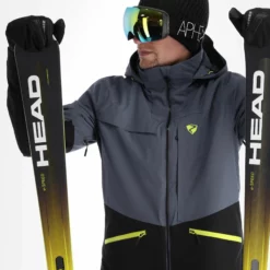 Ziener, Tarpu Ski-jas Heren Ombre Grijs -XUEFENG EXTREME OUTFIT ziener tarpu aa jas gevoerd heren ombre grijs 22ziene106v2 BI 05