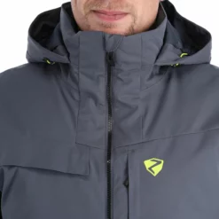 Ziener, Tarpu Ski-jas Heren Ombre Grijs -XUEFENG EXTREME OUTFIT ziener tarpu aa jas gevoerd heren ombre grijs 22ziene106v2 BI 07