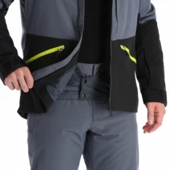 Ziener, Tarpu Ski-jas Heren Ombre Grijs -XUEFENG EXTREME OUTFIT ziener tarpu aa jas gevoerd heren ombre grijs 22ziene106v2 BI 09