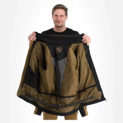 Ziener, Timpa Ski-jas Heren Walnut Dob Bruin -XUEFENG EXTREME OUTFIT ziener timpa aa jas gevoerd heren walnut dob bruin 22ziene105v1 BI 06