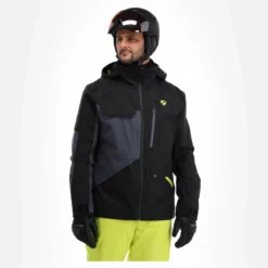 Ziener, Tungua Ski-jas Heren Ombre Grijs, Zwart -XUEFENG EXTREME OUTFIT ziener tungua aa jas gevoerd heren ombre grijs zwart 22ziene107v2 BI 02