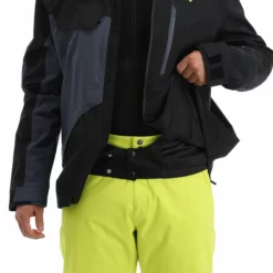 Ziener, Tungua Ski-jas Heren Ombre Grijs, Zwart -XUEFENG EXTREME OUTFIT ziener tungua aa jas gevoerd heren ombre grijs zwart 22ziene107v2 BI 09